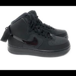 Black Air Force one high tops women size 7.5/ 6youth